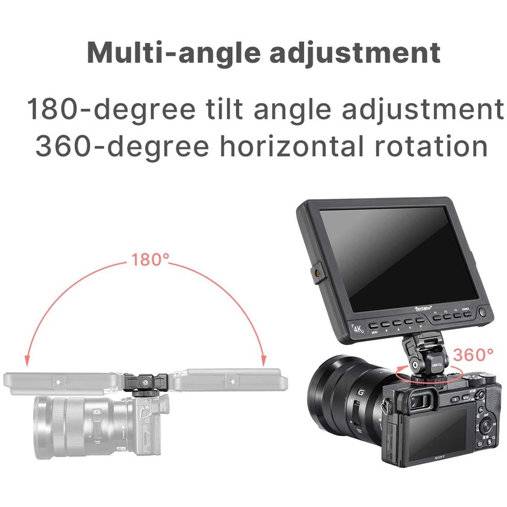 UURIG R015 / R067 - Giá đỡ kim loại dành cho Monitor & Máy ảnh - Hàng Chính Hãng