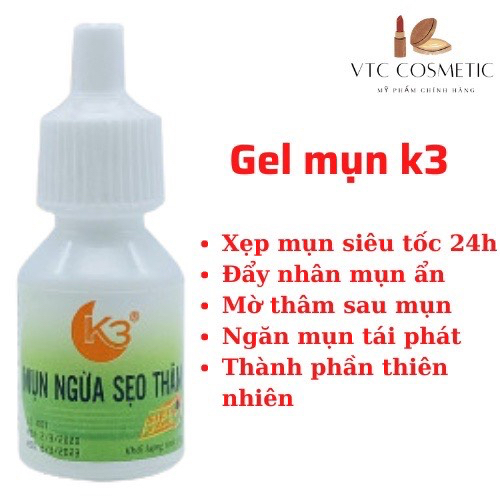SERUM MỤN K3 MỤN NGỪA SẸO THÂM