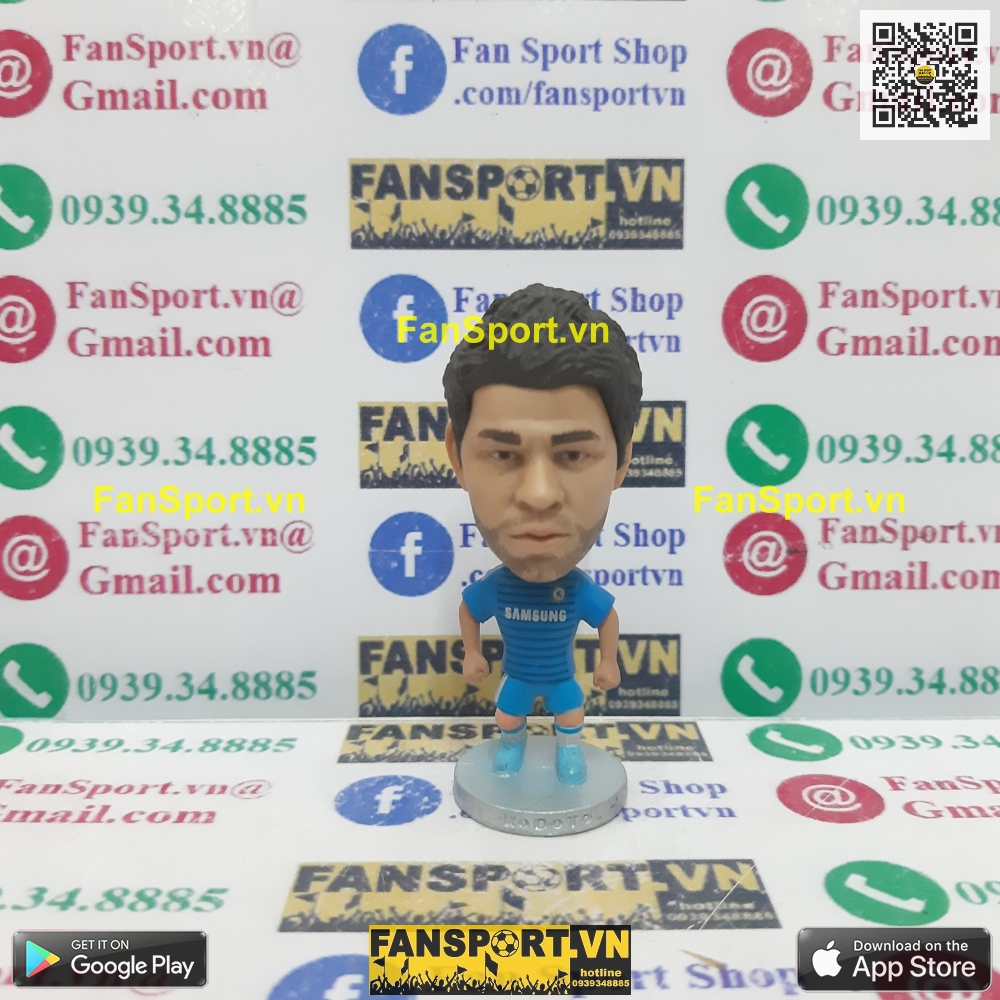 Tượng cầu thủ bóng đá Diego Costa 19 Chelsea Atletico Madrid Spain 2013 2014 2015 home blue kodoto soccerwe prostars