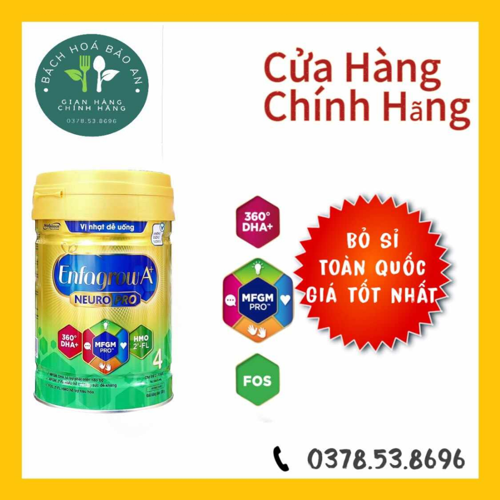 SỮA BỘT ENFA  GROW A+ SỐ  4 830g