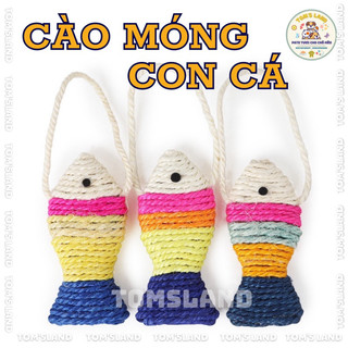 Đồ chơi cào móng dây thừng hình con cá - cào móng cho thú cưng