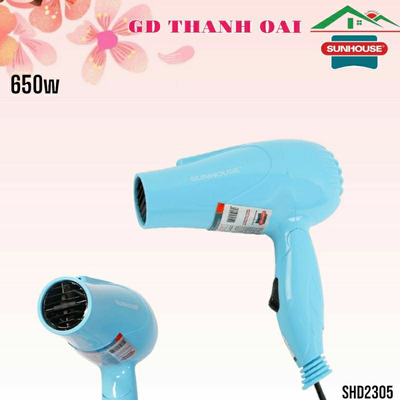 Máy Sấy Tóc SUNHOUSE SHD2305 Xanh