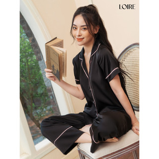Bộ Pijama Lụa Tay Ngắn Basic LPN07