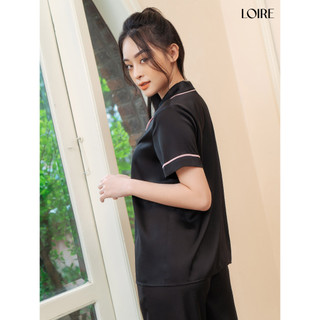 Bộ Pijama Lụa Tay Ngắn Basic LPN07