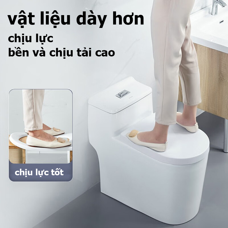 Nắp bồn cầu đóng, đóng mở tĩnh âm, Phù hợp hầu hết mọi loại bồn cầu