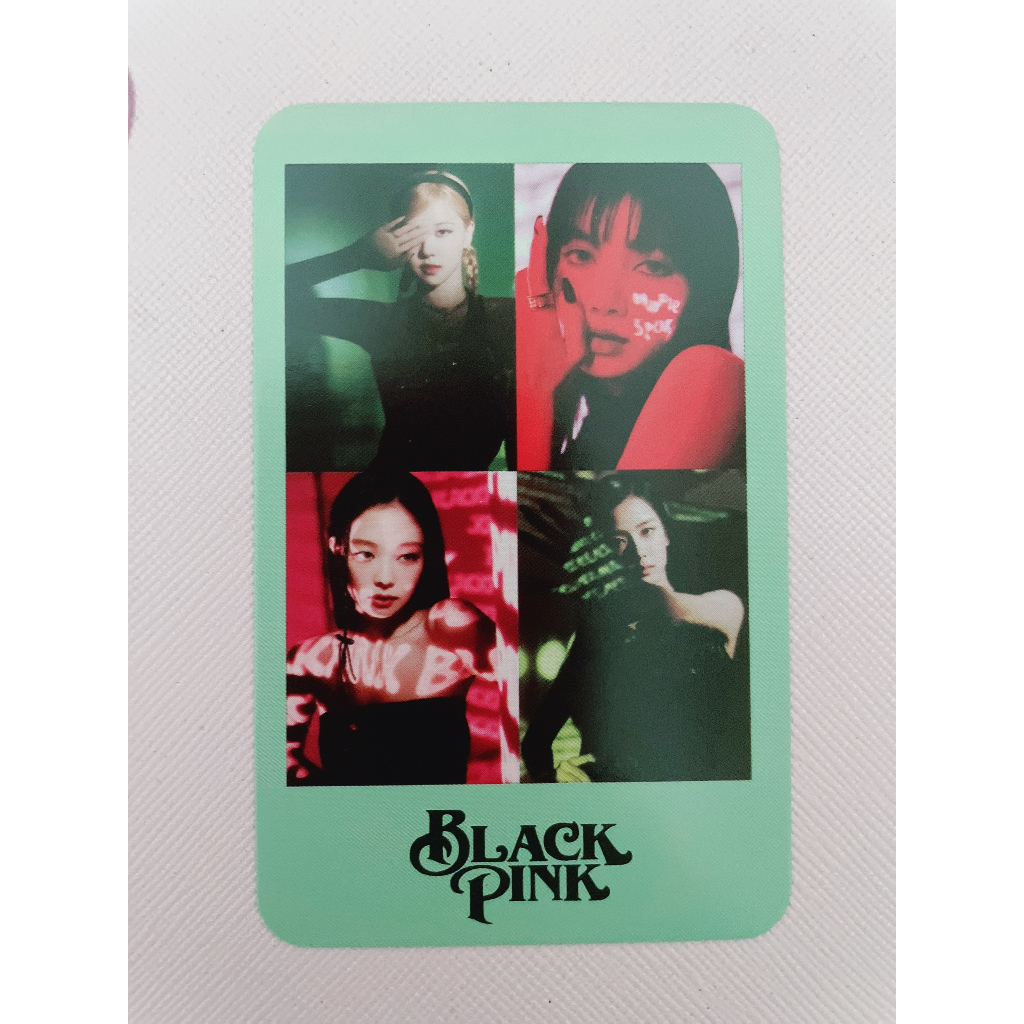 Thẻ Lẻ Lomo Card Nhóm nhạc BlackPink bo góc JENNIE JISOO LISA ROSE