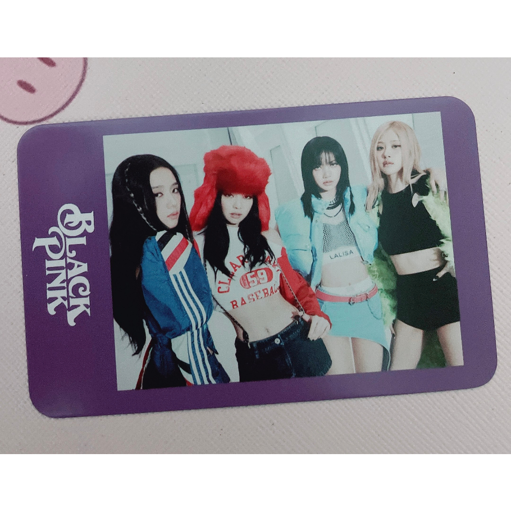 Thẻ Lẻ Lomo Card Nhóm nhạc BlackPink bo góc JENNIE JISOO LISA ROSE