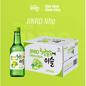 Jinro Soju Nho Hàn Quốc 20chai 360ml - [ Ship Siêu Tốc HCM ]