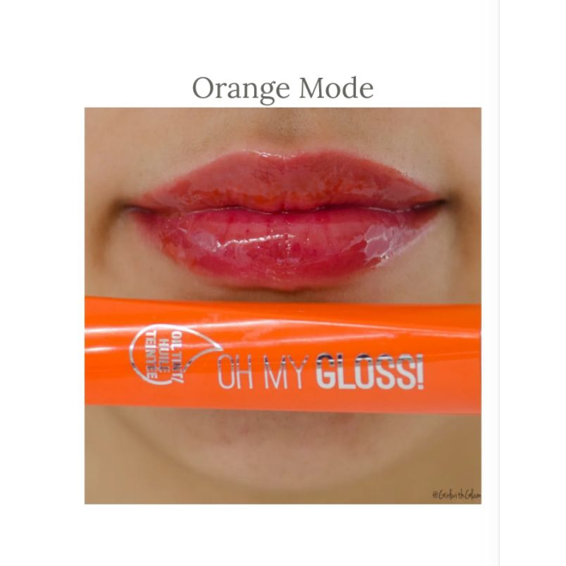 SON BÓNG CÓ MÀU RIMMEL OH MY GLOSS OIL TINT 600 ORANGE MODE