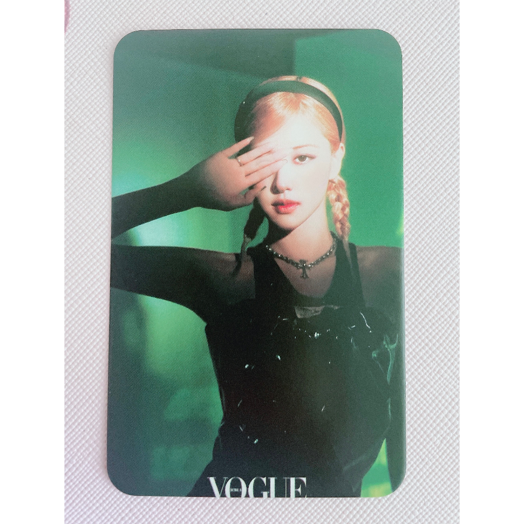 Thẻ Lẻ Lomo Card Nhóm nhạc BlackPink bo góc JENNIE JISOO LISA ROSE - P2