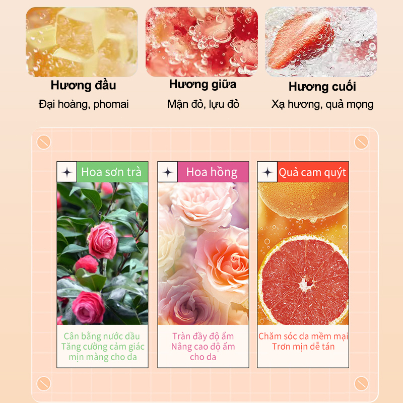 Sữa tắm trắng da vùng kín 800ml Sữa tắm nước hoa thơm làm trắng da dưỡng ẩm Lưu hương dài lâu Làm sáng làn da