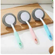 Cọ xoong nồi cán dài sợi nhôm Vinasu