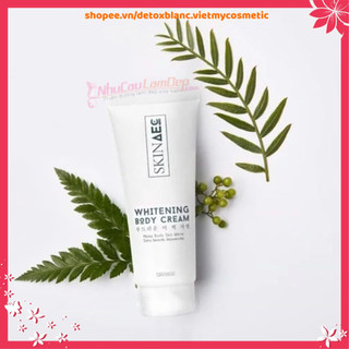 Kem dưỡng ẩm trắng da body ban đêm whitening body creme 150ml
