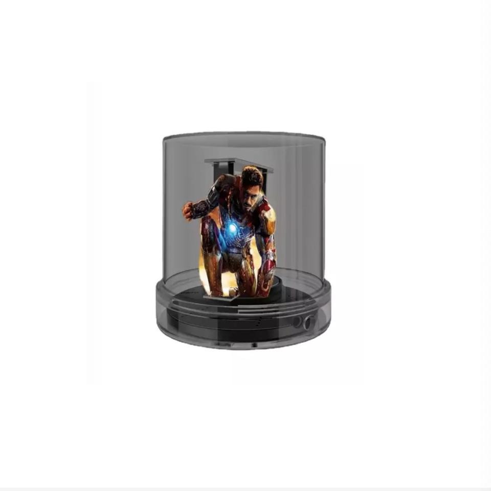 Đèn LED 3D Hologram Fan hình trụ 3 chiều FreeShip