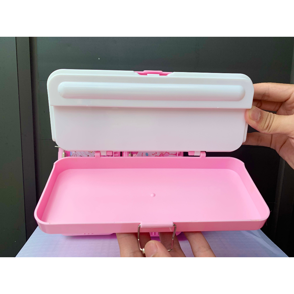 Hộp Đựng Bút Nhựa 2 Ngăn Siêu Đẹp Siêu Bền Nhiều Hình Đáng Yêu