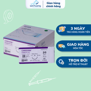 Chỉ CPT Caresorb Polyglactin 910, chỉ phẫu thuật tự tiêu tổng hợp đa sợi