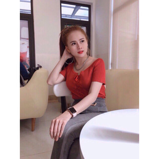 Áo trễ vai thun phom ôm