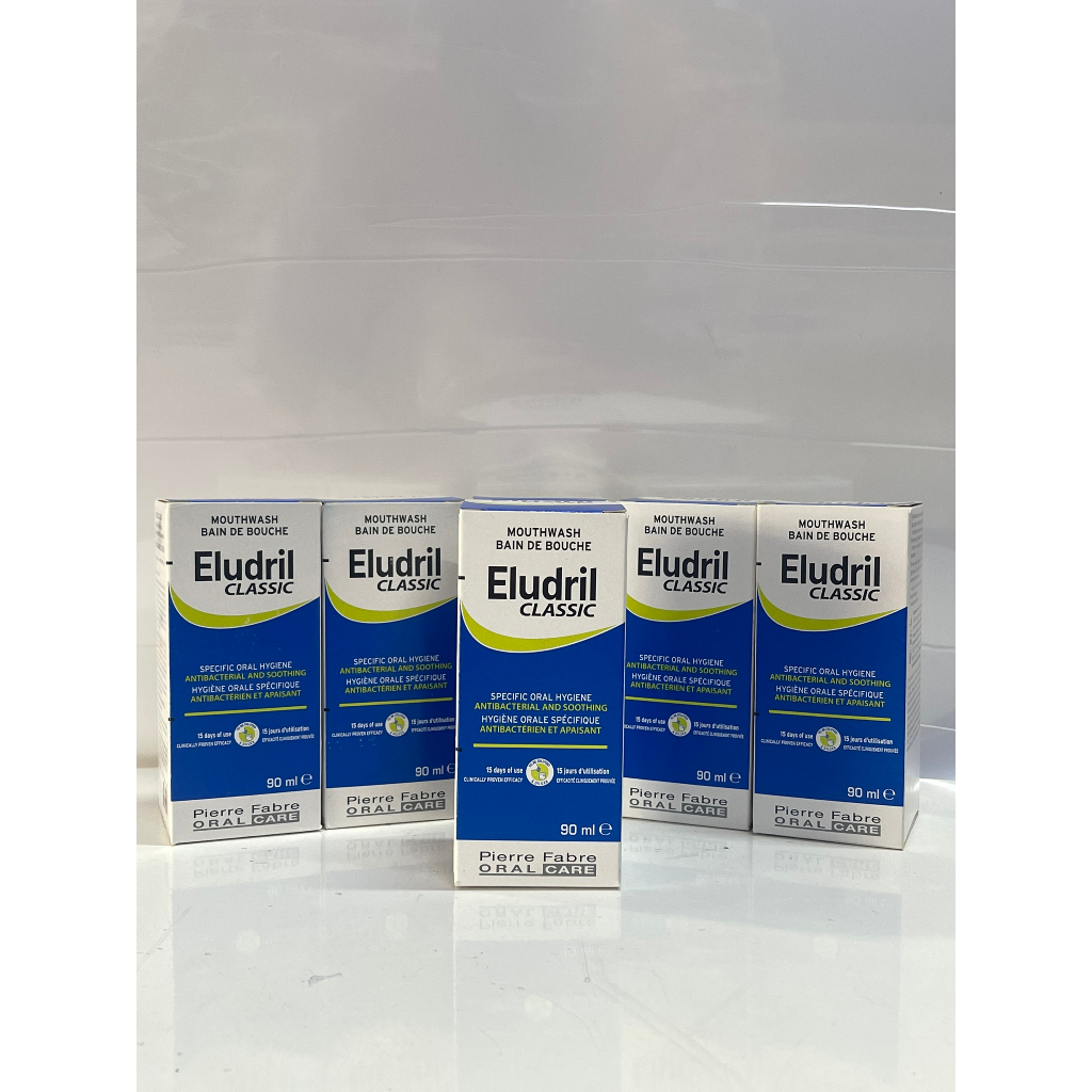 Nước Súc Miệng Eludril Classic Làm Sạch, Làm Dịu Nướu Răng Chai 90ml