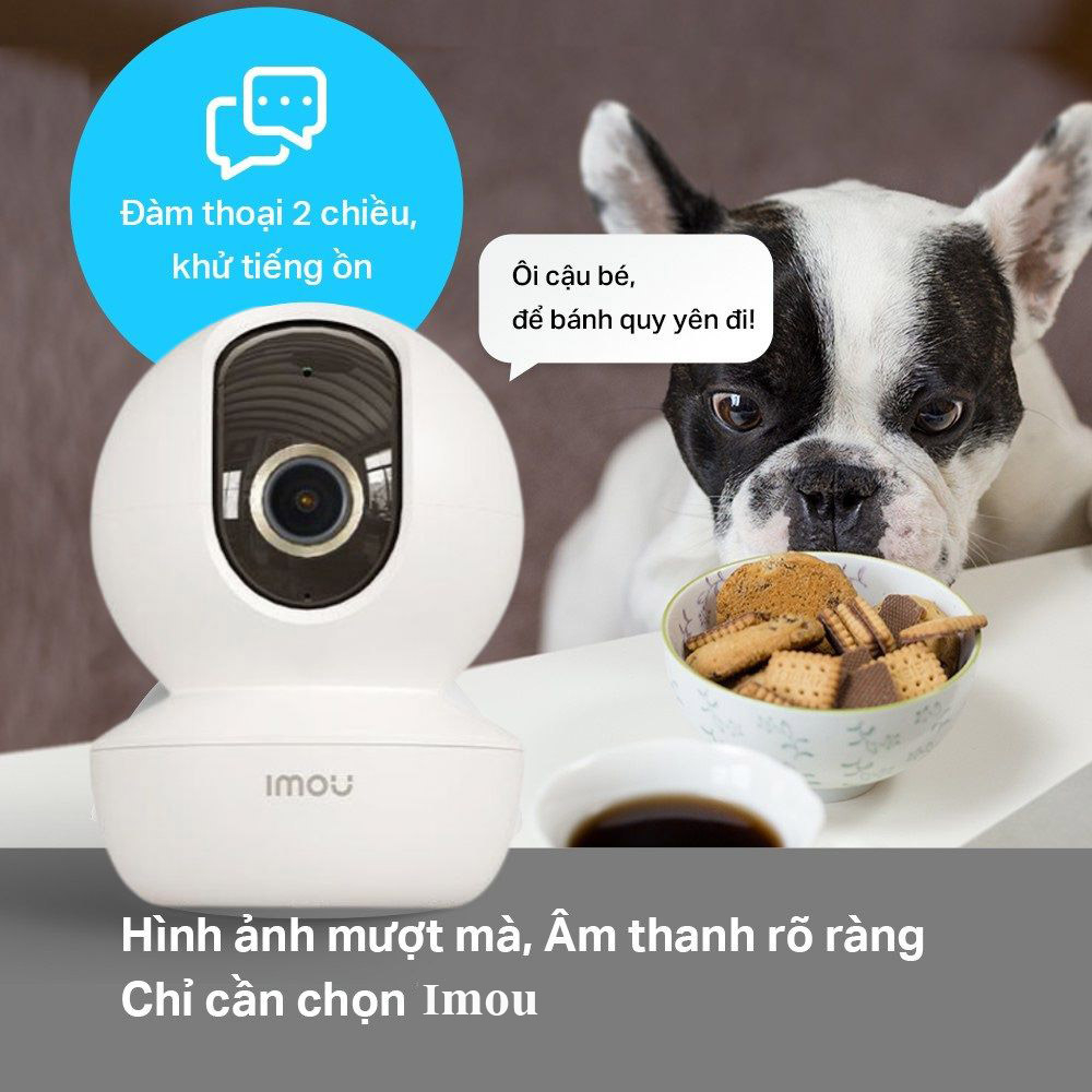 Camera wifi trong nhà imou ranger SE A43 4M đàm thoại 2 chiều có cảnh báo chuyển động và còi báo hú hàng chính hãng