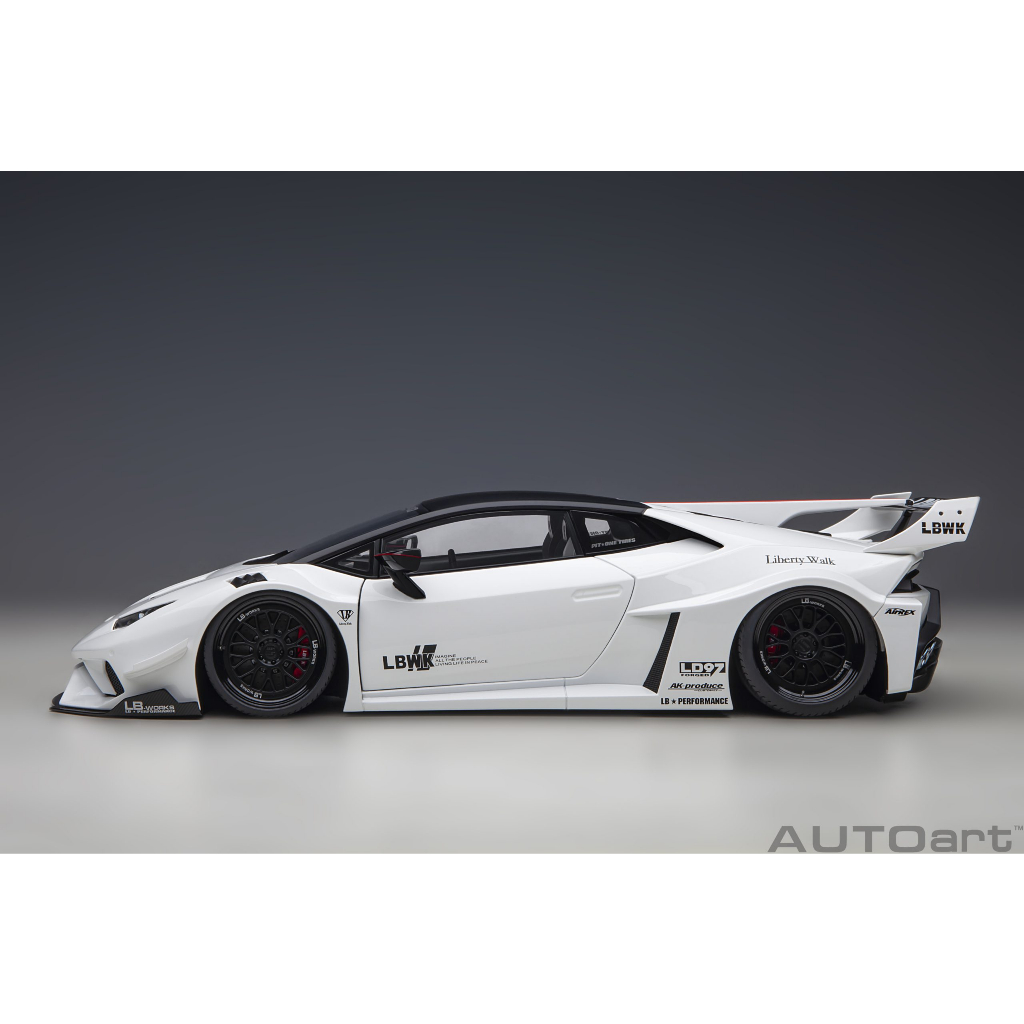 Decal nước Lamborghini Huracan GT LBWK Silhouette Works cho xe mô hình 1:64