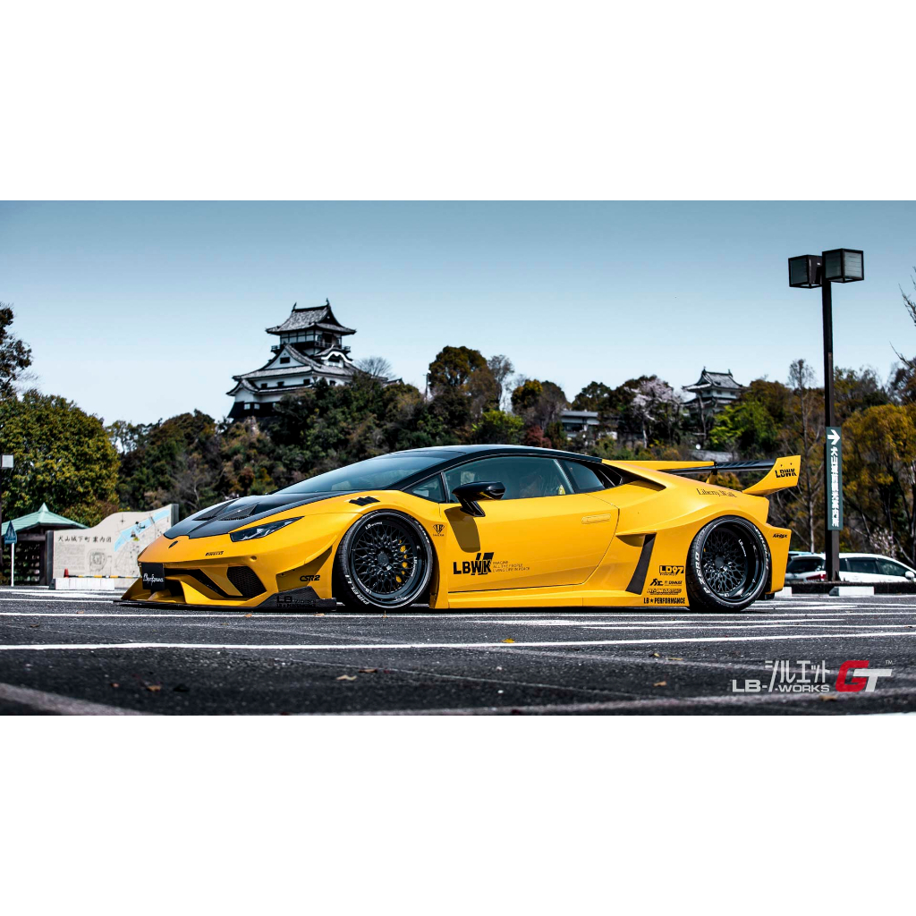 Decal nước Lamborghini Huracan GT LBWK Silhouette Works cho xe mô hình 1:64