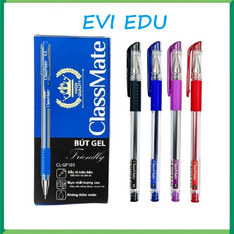 Bút gel nước CLASSMATE CL-GP101 ngòi 0.5mm / Bút gel GP101 có ruột GR101 thay thế