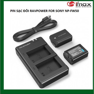 Pin sạc đôi ravpower for sony np-fw50