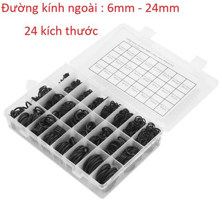 Hộp 1200 vòng đệm cao su chữ o chịu nhiệt cho ống nước xe hơi, ô tô - ron, gioăng cao su