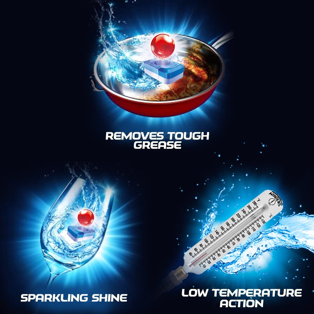 Viên Rửa Chén Bát Finish Power Essential Hộp 100 Viên Rửa Sạch Hiệu Quả Hương Chanh Nhập Khẩu Chính Hãng