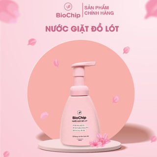 Nước giặt đồ lót BioChip hương hoa anh đào cuốn hút công nghệ Enzyme sinh học kháng khuẩn an toàn