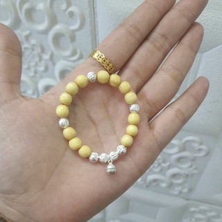Vòng dâu tằm mix chuông bạc. An Shop. A2
