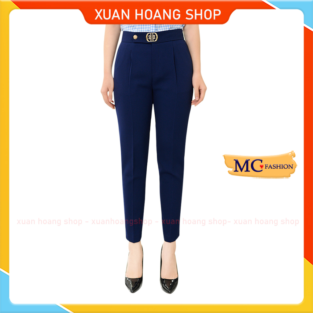 Quần Tây Nữ Công Sở Baggy Lưng Cao Thời Trang Mc Fashion Q0489