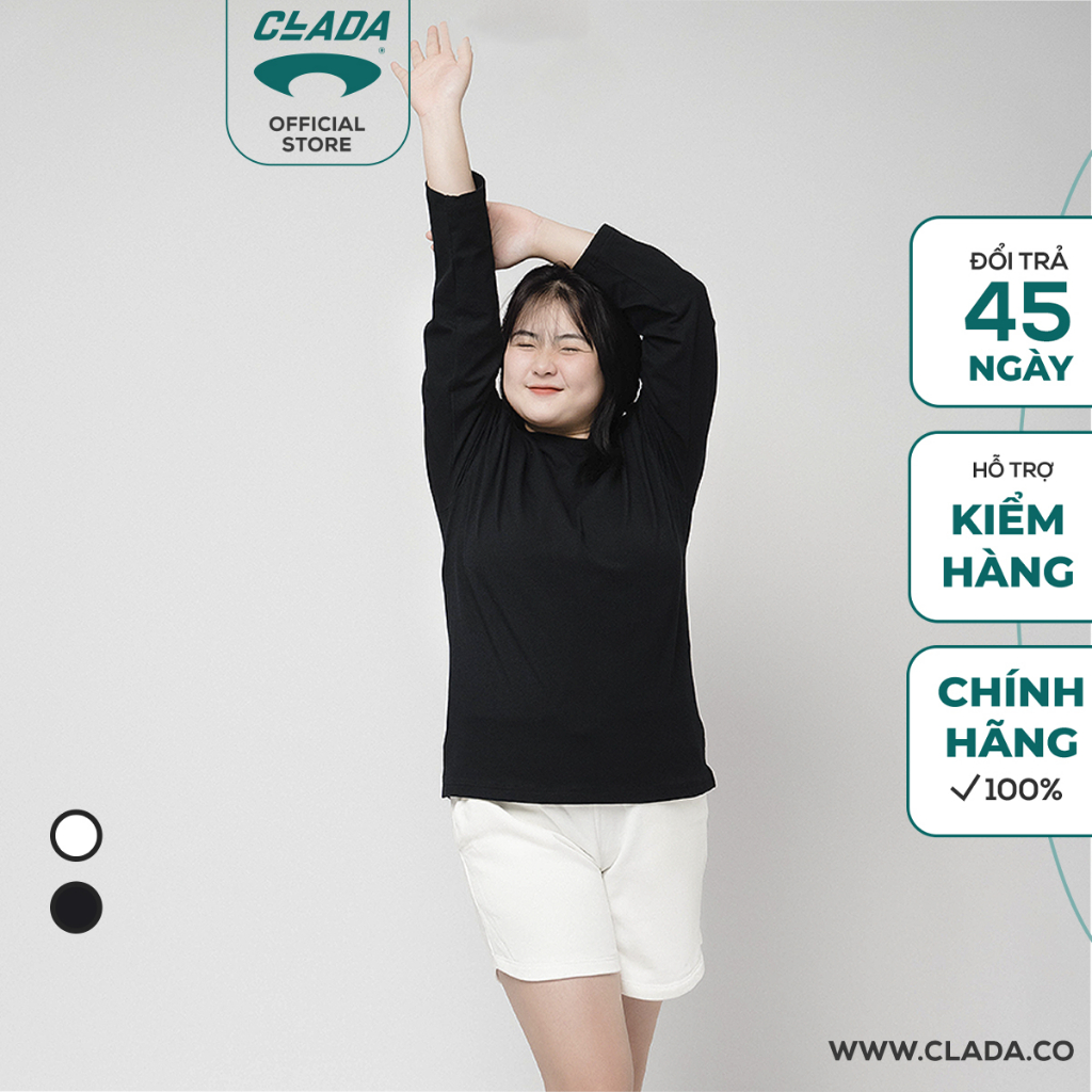 Áo Dài Tay Cotton Big Size CLADA Essential - AE001
