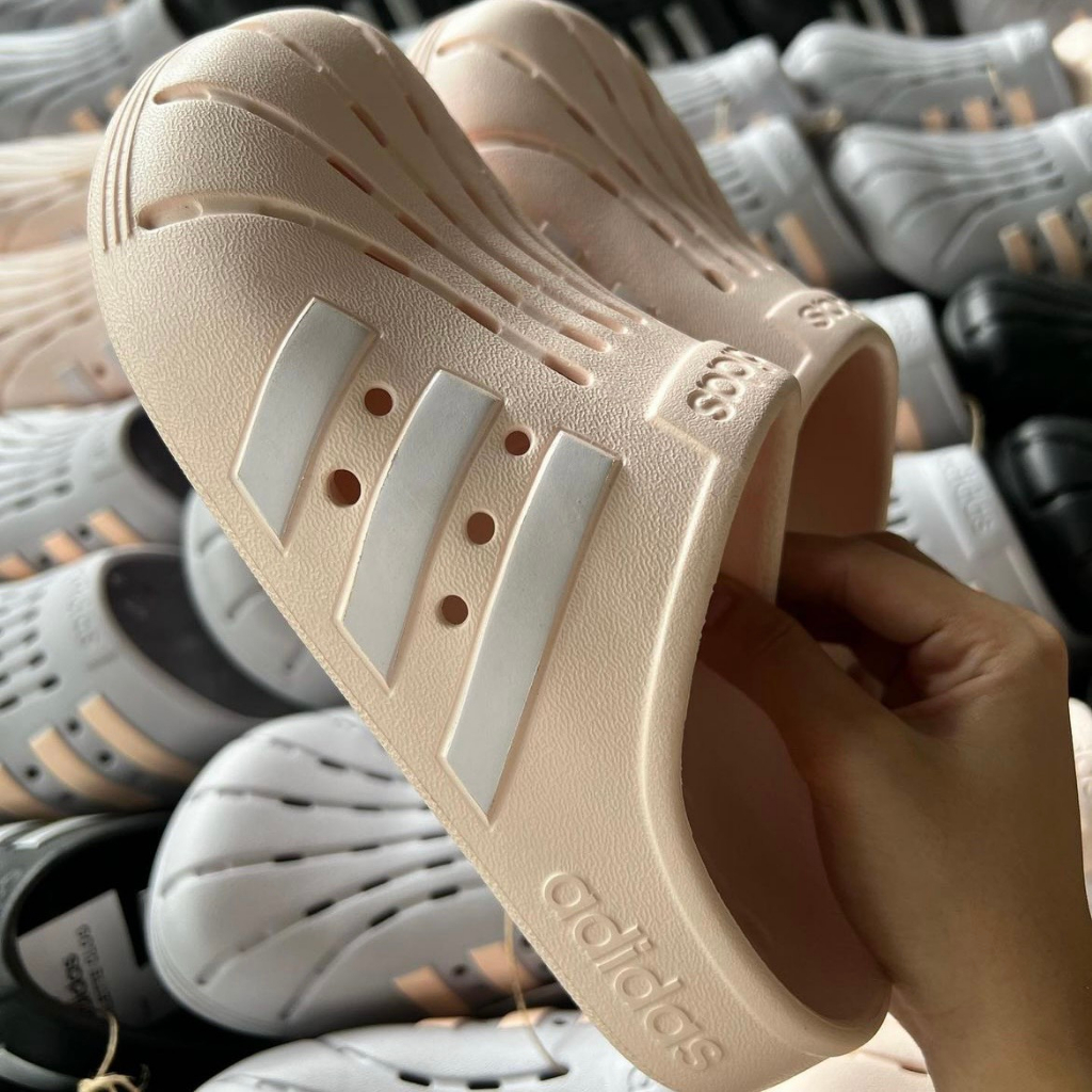 Dép chính hãng Adilette Clog đúc nguyên khối không thấm nước