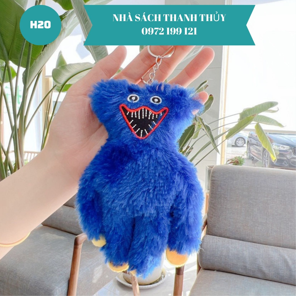 Móc khóa thú bông, treo balo cặp sách thỏ, vịt, gấu bông dễ thương