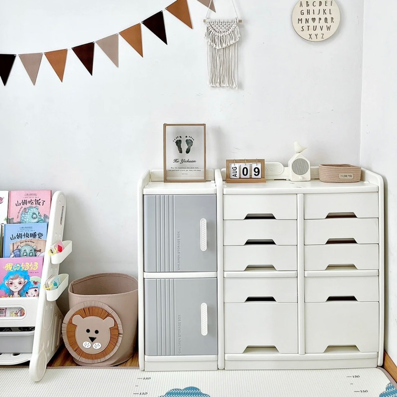 Tủ để đồ đa năng BabyViva cho bé thiết kế 12 hộc nhựa nguyên sinh cao cấp, phong cách Hàn quốc dễ thương - Một chút xinh