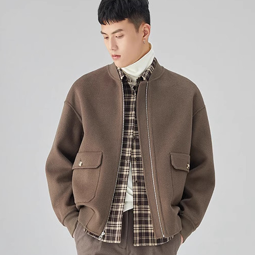 Áo khoác nam cổ tàu túi hộp hàng cao cấp đẹp