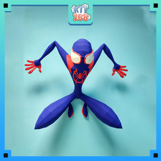 Mô hình giấy Anime Game Spider-Man Miles Morales treo tường