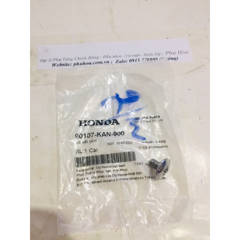 Ốc ắc cao su bắt bát pô Future Neo Future X Future 125 18345MBT610 90107KAN900 33619459840