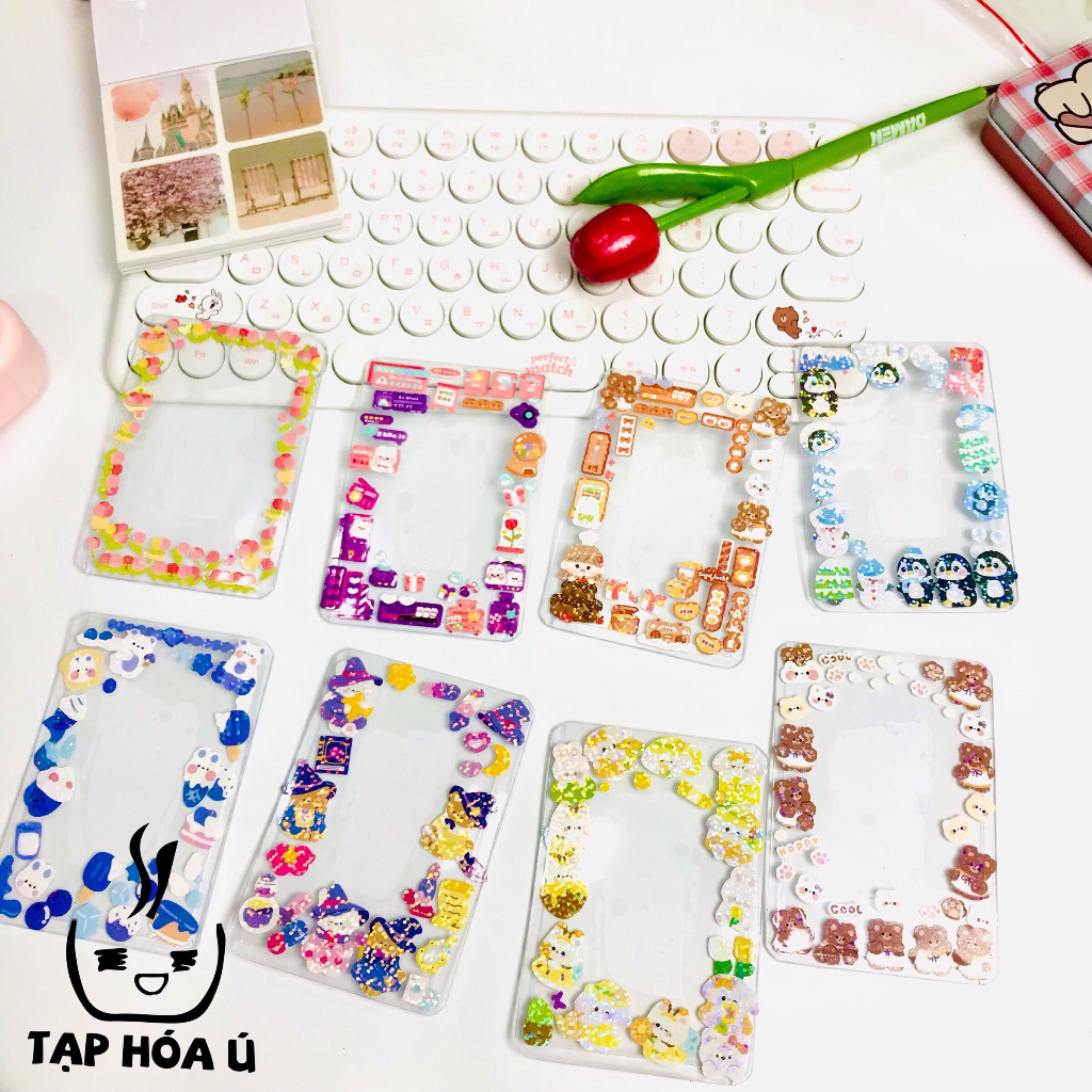 TOPLOADER DECOR SẴN, TRANG TRÍ DÁN TÊN THEO YÊU CẦU, BÌA CỨNG BẢO VỆ CARD, THẺ BÀI IDOL, THẺ GAME SƯU TẦM 09 - 02