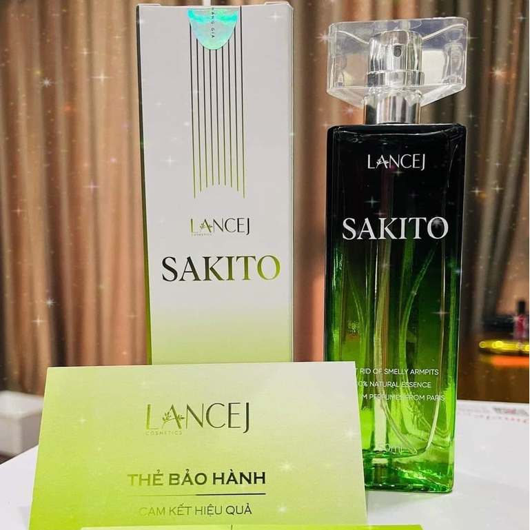xịt khử mùi hôi nách sakito/ loại bỏ hôi nách/ dung tích 50ml