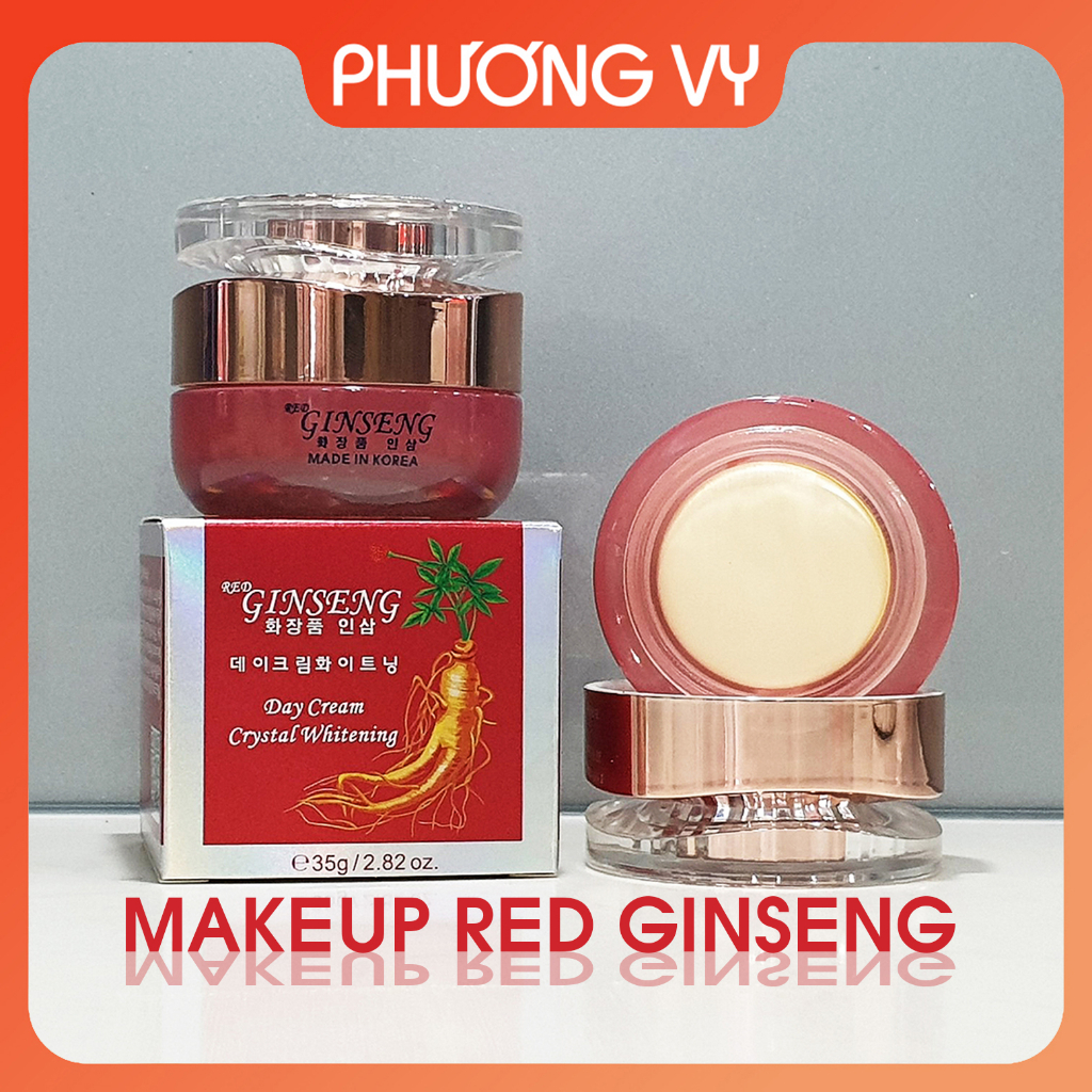 Mỹ phẩm Hồng Sâm Red Ginseng, làm sạch nám tàn nhang và dưỡng trắng da nhân sâm, kem sâm, mỹ phẩm Ginseng.