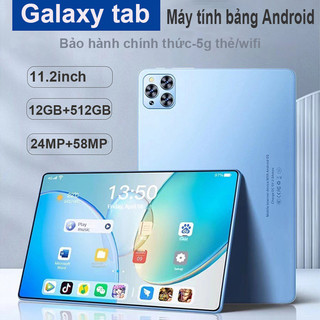 Máy tính bảng HP mới【12GB+512GB】11.2inch Galaxy tab máy tính bảng học văn phòng giải trí giá rẻ tablet pc m