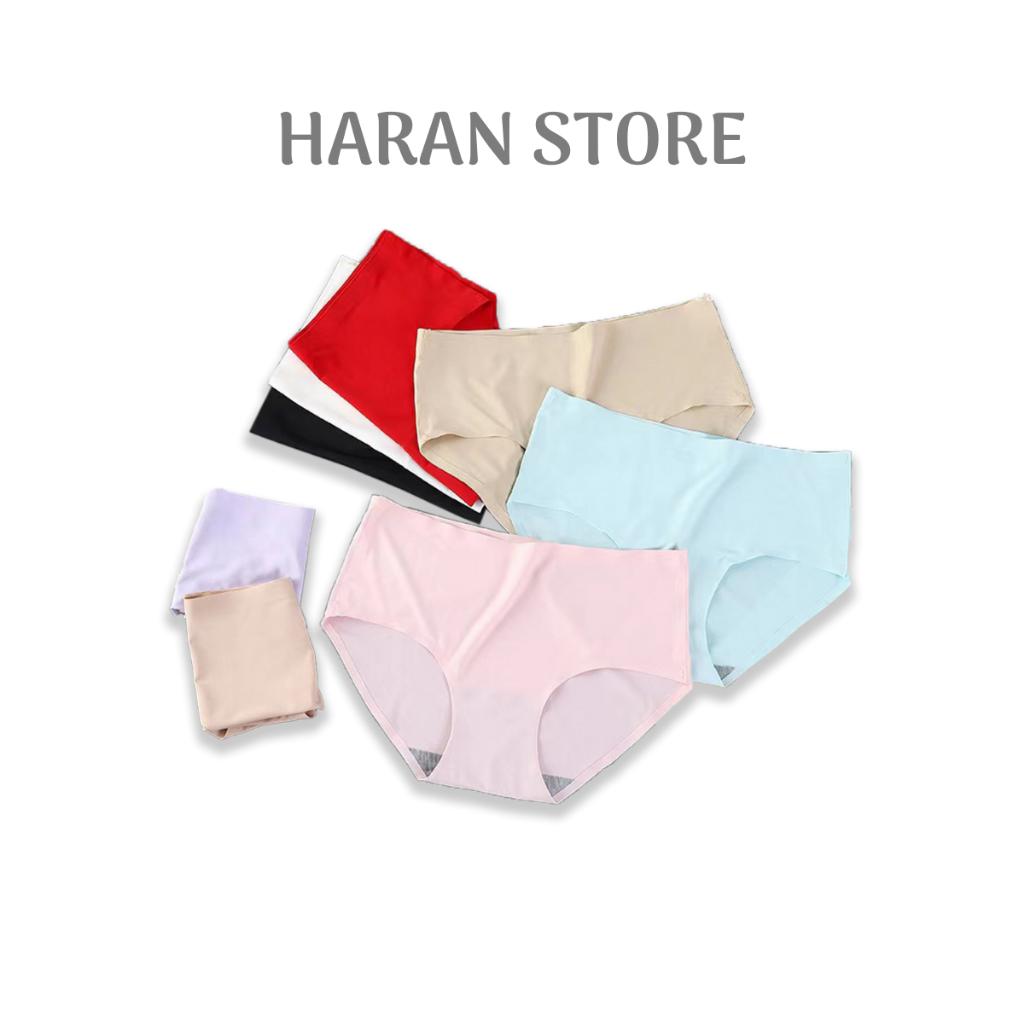 Quần Lót Su Haran Cao Cấp Không Viền, Không Đường May, Thoáng Mát, Kháng Khuẩn QS001