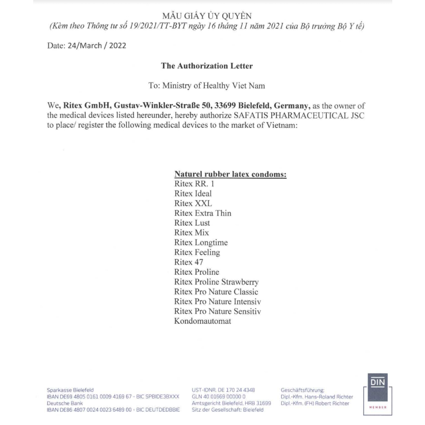 Combo 5 chiếc bao cao su Ritex siêu mỏng, ôm sát- Combo dùng thử trải nghiệm