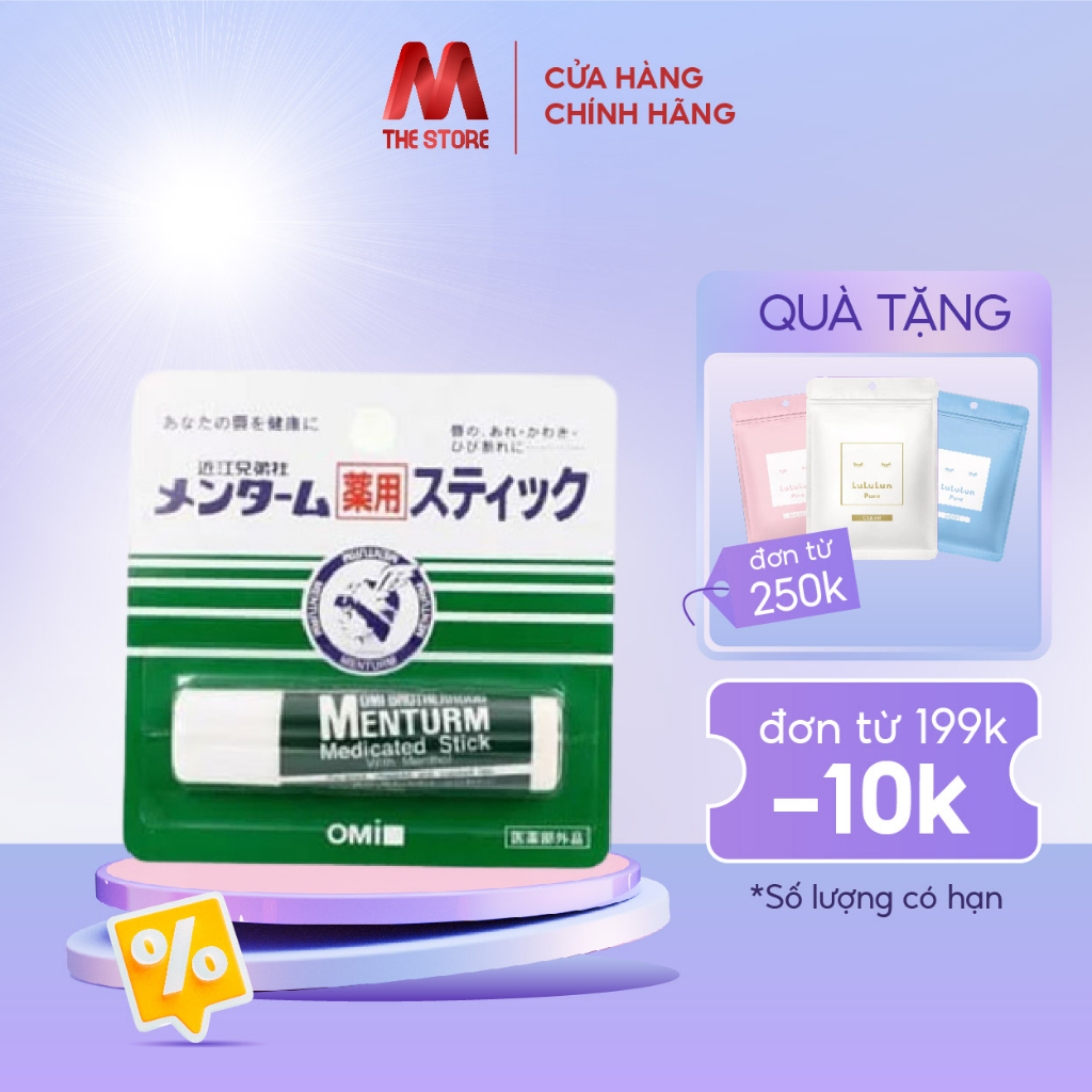 Son dưỡng môi Menturm Omi medicated stick