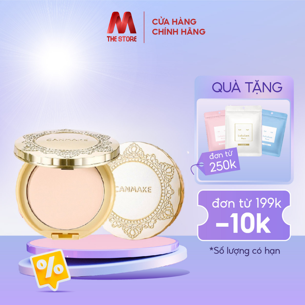 [BỊ VỠ] Phấn phủ Canmake dạng nén Nhật Bản