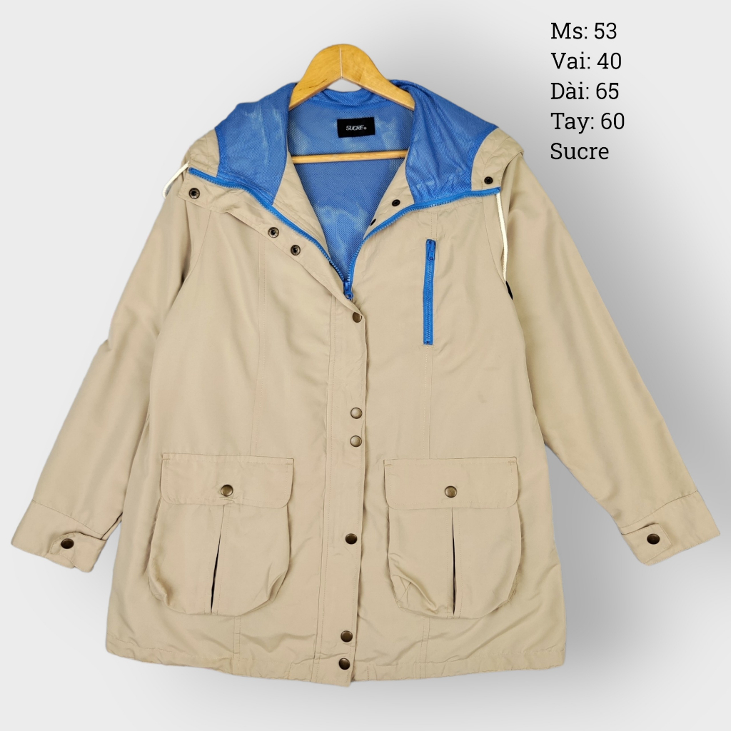 Áo khoác gió secondhand - Windbreaker jacket 2nd