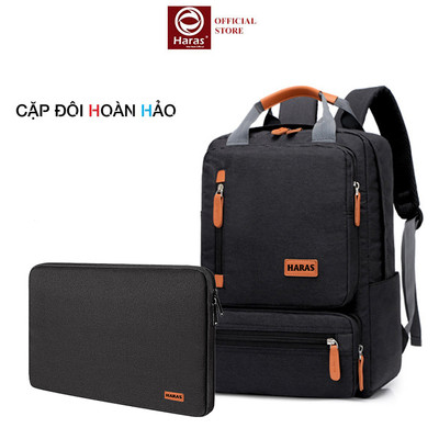 Combo Balo Laptop Và Túi Chống Sốc Laptop HARAS HR262TC001