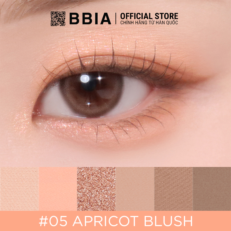Bảng Màu Mắt Bbia Ready to Wear Palette 5g - #05 Apricot Blush